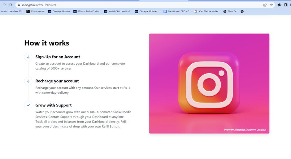 IndiaGram – Free Instagram Followers | Boost Your Instagram Followers